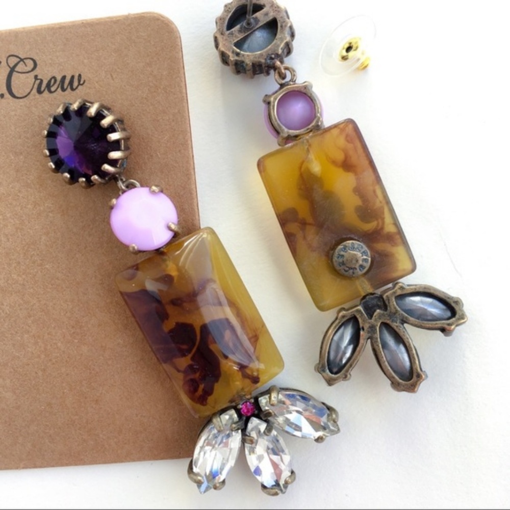 Jcrew bold crystal statement earrings - Picture 4 of 4